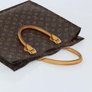 LOUIS VUITTON Monogram Sac Plat Hand Bag M51140 LV Auth BA10883-6