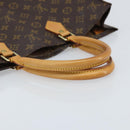 LOUIS VUITTON Monogram Sac Plat Hand Bag M51140 LV Auth BA10883-7