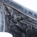 Salvatore Ferragamo Chain Vala Shoulder Bag Nylon Black Auth BA10885-21