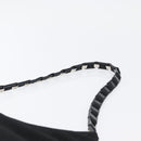 Salvatore Ferragamo Chain Vala Shoulder Bag Nylon Black Auth BA10885-8