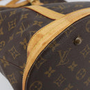LOUIS VUITTON Monogram Bucket GM Shoulder Bag M42236 LV Auth BA10888-15