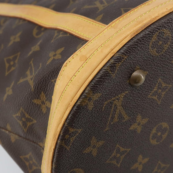 LOUIS VUITTON Monogram Bucket GM Shoulder Bag M42236 LV Auth BA10888
