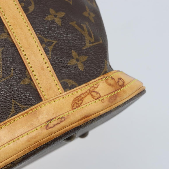 LOUIS VUITTON Monogram Bucket GM Shoulder Bag M42236 LV Auth BA10888