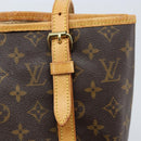 LOUIS VUITTON Monogram Bucket GM Shoulder Bag M42236 LV Auth BA10888-10