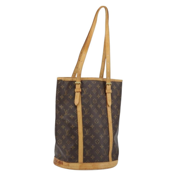 LOUIS VUITTON Monogram Bucket GM Shoulder Bag M42236 LV Auth BA10888