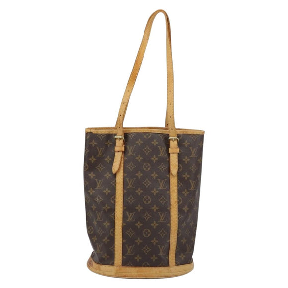 LOUIS VUITTON Monogram Bucket GM Shoulder Bag M42236 LV Auth BA10888