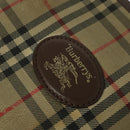 Burberrys Nova Check Shoulder Bag Canvas Brown Gold Auth BA1089-18