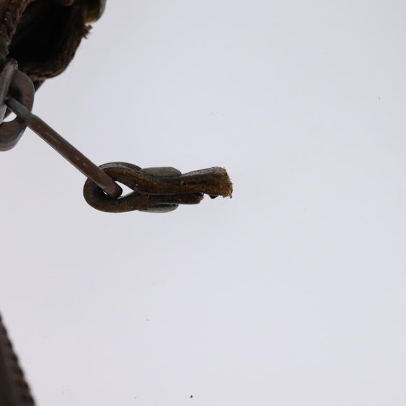 Burberrys Nova Check Shoulder Bag Canvas Brown Gold Auth BA1089