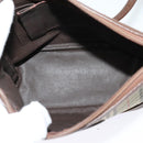 Burberrys Nova Check Shoulder Bag Canvas Brown Gold Auth BA1089-11