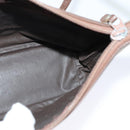 Burberrys Nova Check Shoulder Bag Canvas Brown Gold Auth BA1089-19