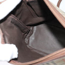 Burberrys Nova Check Shoulder Bag Canvas Brown Gold Auth BA1089-20