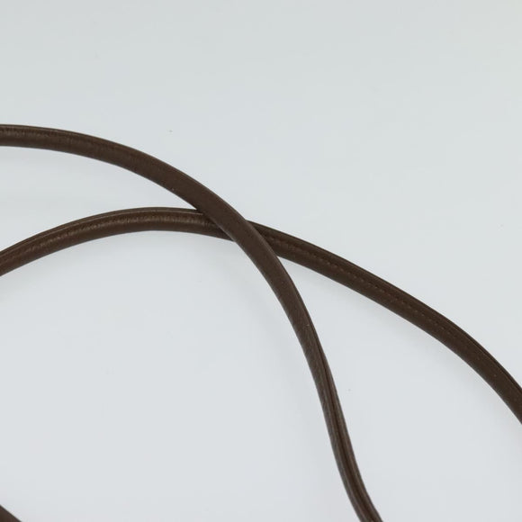 Burberrys Nova Check Shoulder Bag Canvas Brown Gold Auth BA1089