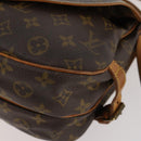 LOUIS VUITTON Monogram Saumur 30 Shoulder Bag M42256 LV Auth BA10892-14