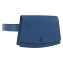 LOUIS VUITTON Epi Ceinture Tilsitt Pochette Pouch Blue M52605 LV Auth BA10893-1