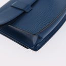 LOUIS VUITTON Epi Ceinture Tilsitt Pochette Pouch Blue M52605 LV Auth BA10893-14