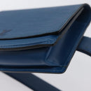 LOUIS VUITTON Epi Ceinture Tilsitt Pochette Pouch Blue M52605 LV Auth BA10893-17