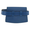 LOUIS VUITTON Epi Ceinture Tilsitt Pochette Pouch Blue M52605 LV Auth BA10893-2