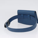 LOUIS VUITTON Epi Ceinture Tilsitt Pochette Pouch Blue M52605 LV Auth BA10893-8