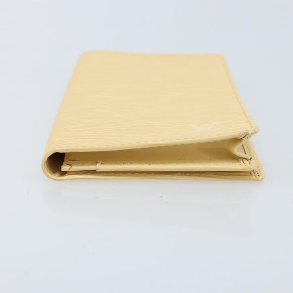 LOUIS VUITTON Epi Porte Cartes Credit Long Wallet Yvoire LV Auth BA10896