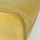 LOUIS VUITTON Monogram Vernis Houston Hand Bag Gris M91053 LV Auth BA10897-15