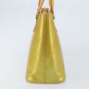 LOUIS VUITTON Monogram Vernis Houston Hand Bag Gris M91053 LV Auth BA10897-4