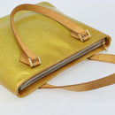 LOUIS VUITTON Monogram Vernis Houston Hand Bag Gris M91053 LV Auth BA10897-6