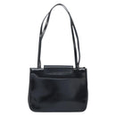 Gianni Versace Tote Bag Patent leather Black Gold Auth BA10900-3
