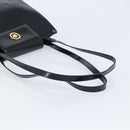 Gianni Versace Tote Bag Patent leather Black Gold Auth BA10900-7