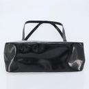 Gianni Versace Tote Bag Patent leather Black Gold Auth BA10900-9