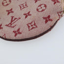 LOUIS VUITTON Monogram Mini Porte Monnaie Ron Coin Purse Red M92462 Auth BA10901-15