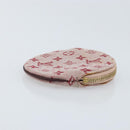 LOUIS VUITTON Monogram Mini Porte Monnaie Ron Coin Purse Red M92462 Auth BA10901-3