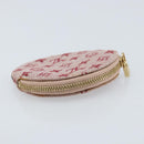 LOUIS VUITTON Monogram Mini Porte Monnaie Ron Coin Purse Red M92462 Auth BA10901-5