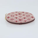 LOUIS VUITTON Monogram Mini Porte Monnaie Ron Coin Purse Red M92462 Auth BA10901-6