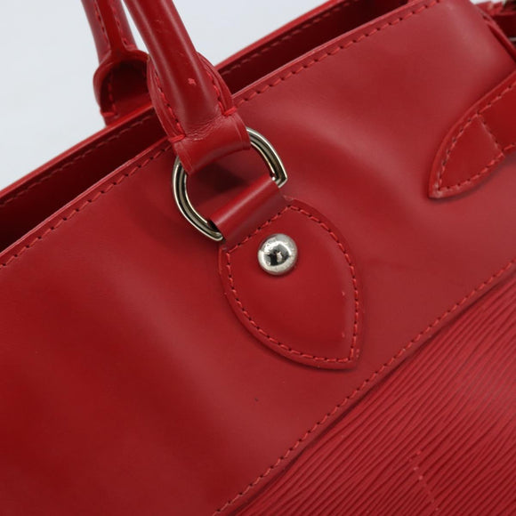 LOUIS VUITTON Epi Passy PM Hand Bag Red M5926E LV Auth BA10911