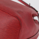 LOUIS VUITTON Epi Petit Noe Shoulder Bag Red M44107 LV Auth BA10912-14