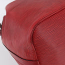 LOUIS VUITTON Epi Petit Noe Shoulder Bag Red M44107 LV Auth BA10912-15