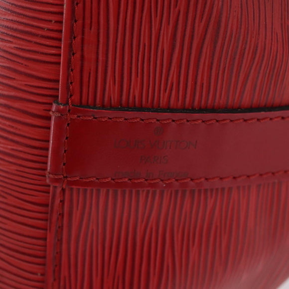 LOUIS VUITTON Epi Petit Noe Shoulder Bag Red M44107 LV Auth BA10912