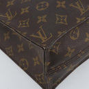 LOUIS VUITTON Monogram Sac Plat Hand Bag M51140 LV Auth BA10915-14