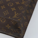 LOUIS VUITTON Monogram Sac Plat Hand Bag M51140 LV Auth BA10915-15