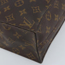 LOUIS VUITTON Monogram Sac Plat Hand Bag M51140 LV Auth BA10915-16