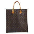 LOUIS VUITTON Monogram Sac Plat Hand Bag M51140 LV Auth BA10915-13