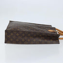 LOUIS VUITTON Monogram Sac Plat Hand Bag M51140 LV Auth BA10915-3