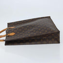 LOUIS VUITTON Monogram Sac Plat Hand Bag M51140 LV Auth BA10915-4