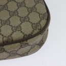 GUCCI GG Supreme Web Sherry Line Shoulder Bag PVC Leather Beige Gold Auth BA1092-13