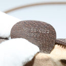 GUCCI GG Supreme Web Sherry Line Shoulder Bag PVC Leather Beige Gold Auth BA1092-19