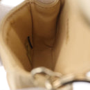 CHANEL Matelasse Pouch Lamsleer Beige Goud CC Auth BA10922-19