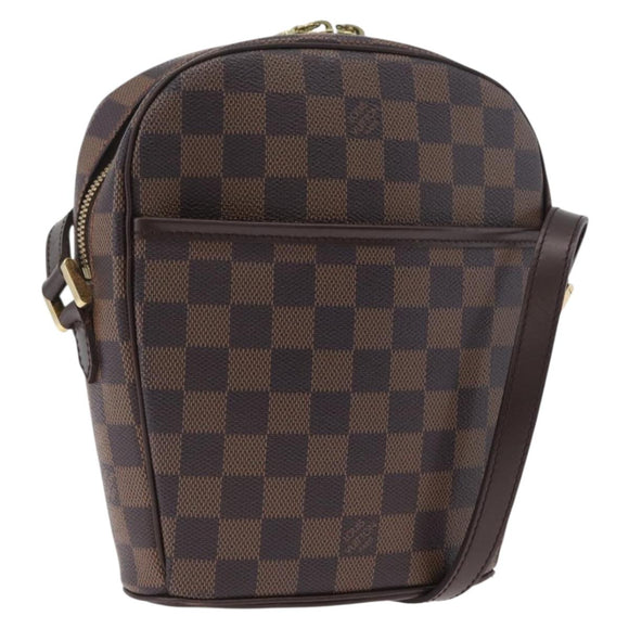 LOUIS VUITTON Damier Ebene Ipanema PM Shoulder Bag N51294 LV Auth BA10923