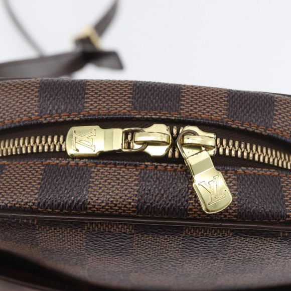 LOUIS VUITTON Damier Ebene Ipanema PM Shoulder Bag N51294 LV Auth BA10923