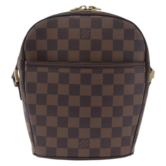 LOUIS VUITTON Damier Ebene Ipanema PM Shoulder Bag N51294 LV Auth BA10923