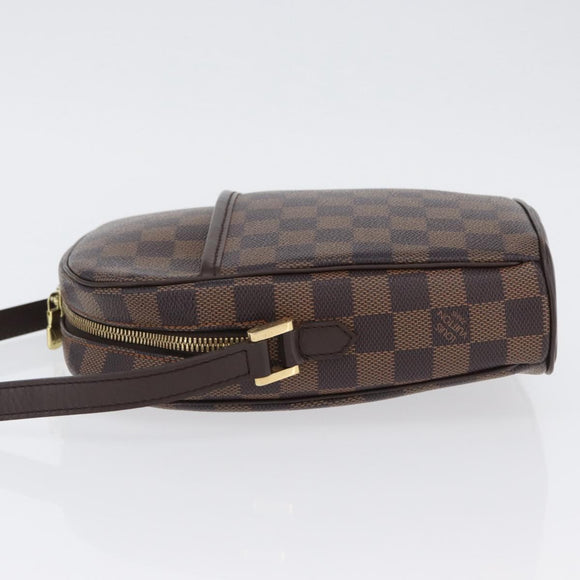 LOUIS VUITTON Damier Ebene Ipanema PM Shoulder Bag N51294 LV Auth BA10923